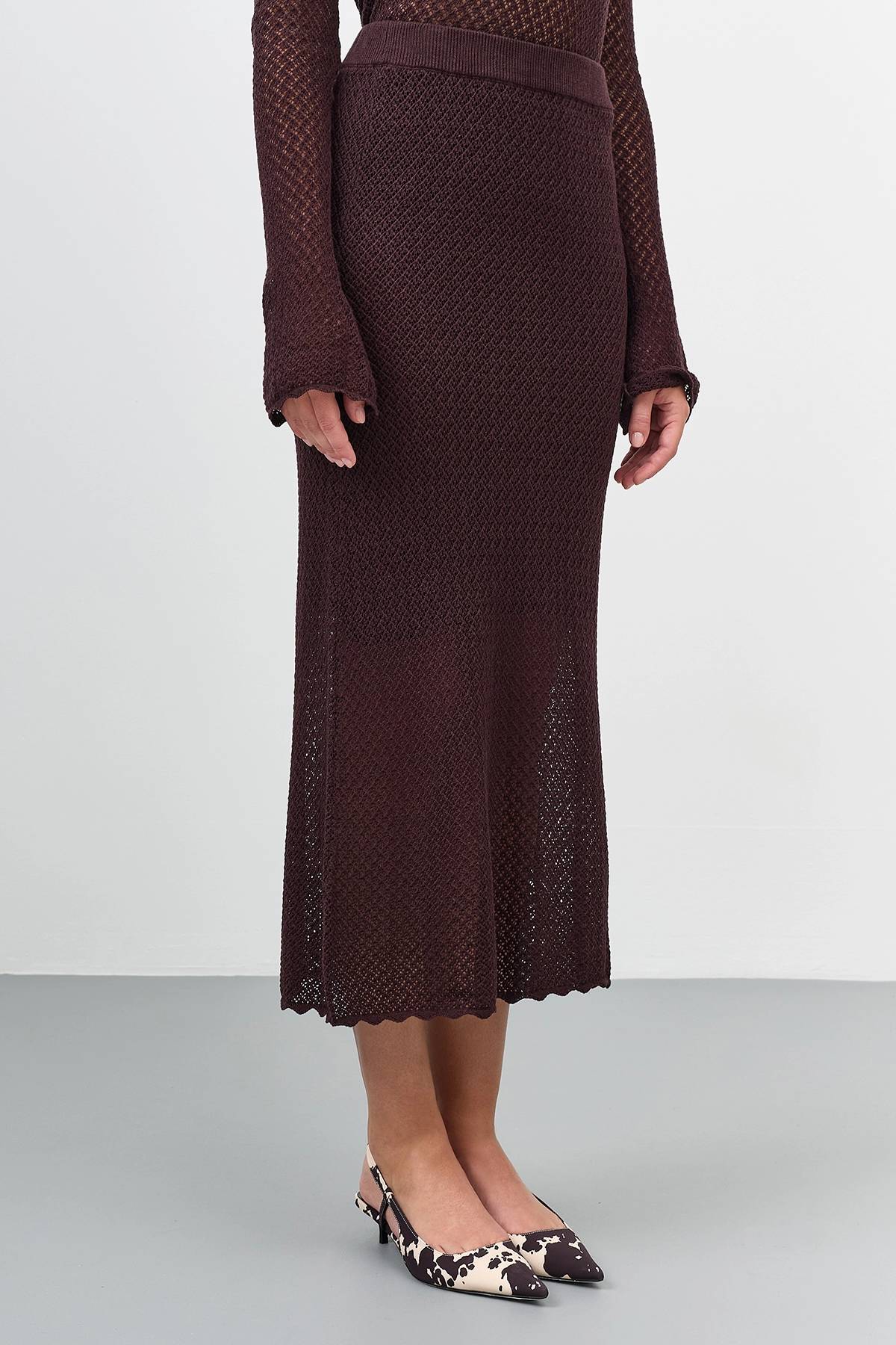 Ажурная юбка-макси, 48