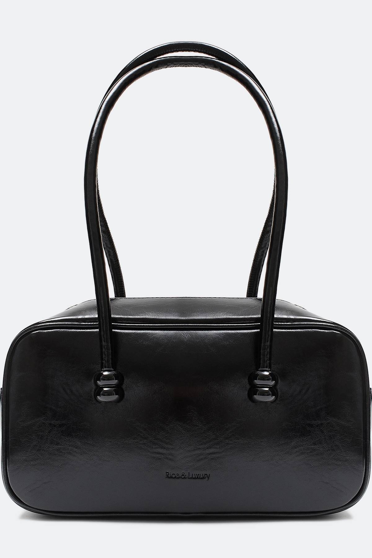 Сумка из искусственной кожи с длинными ручками, One