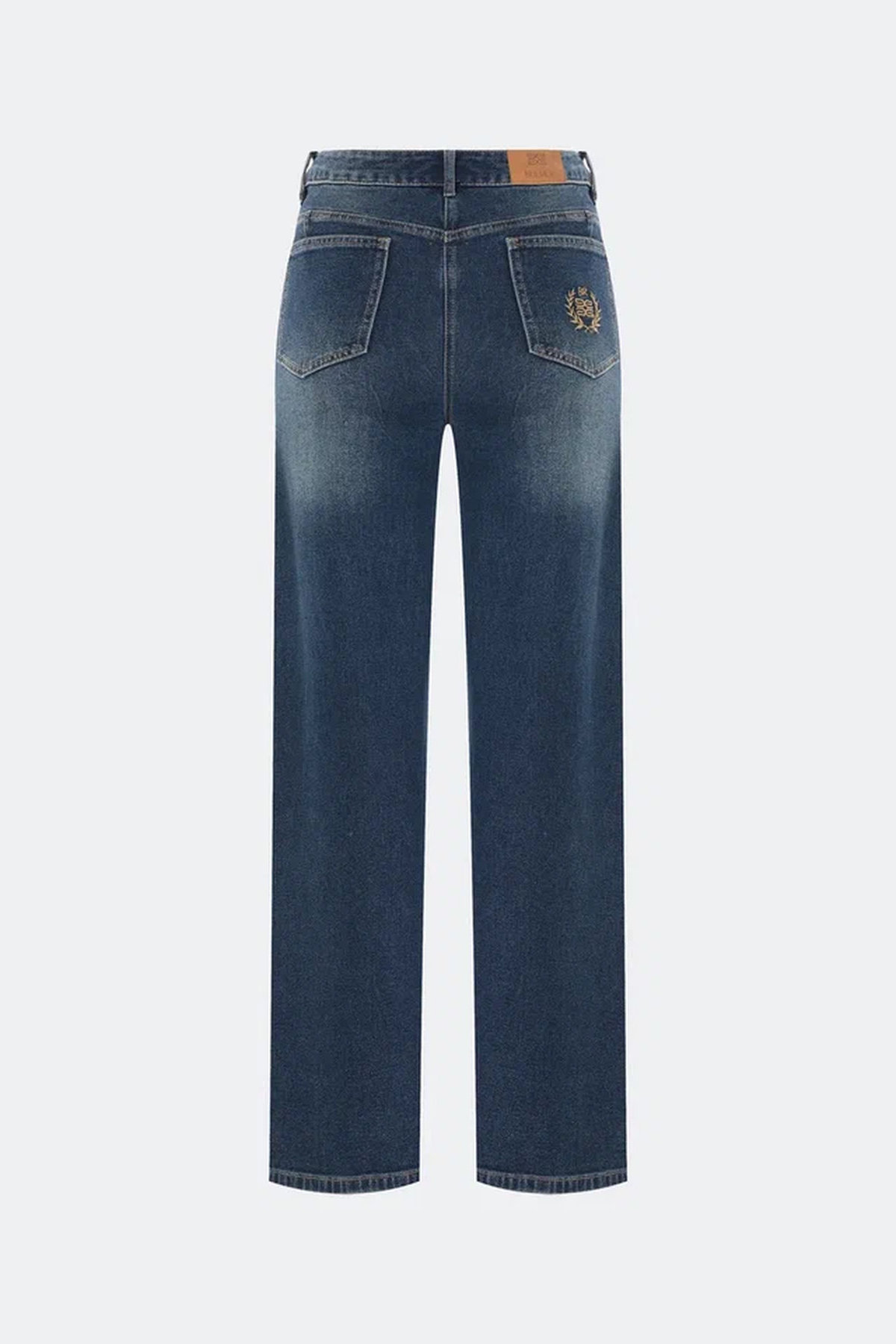 Джинсы Straight fit с деликатной варкой, 44