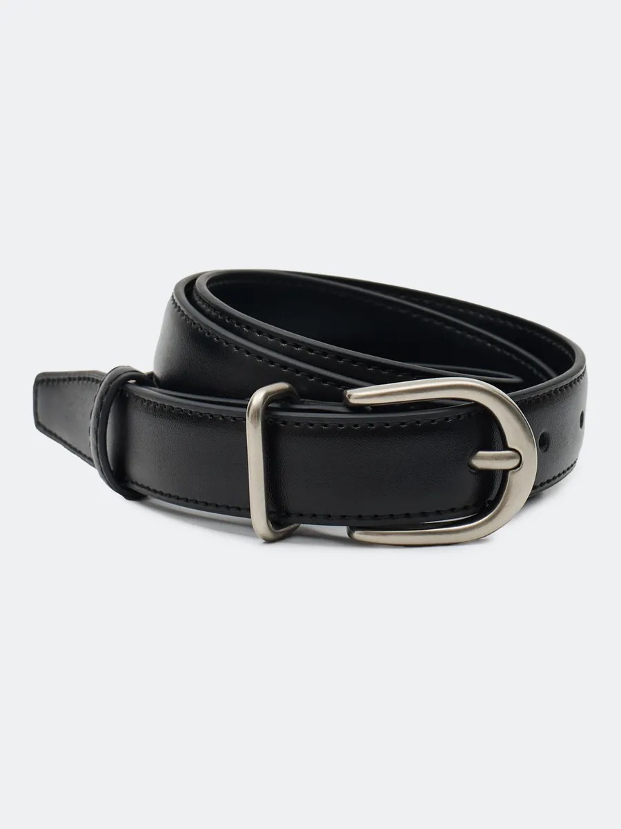 Ремень с прямоугольной пряжкой, M