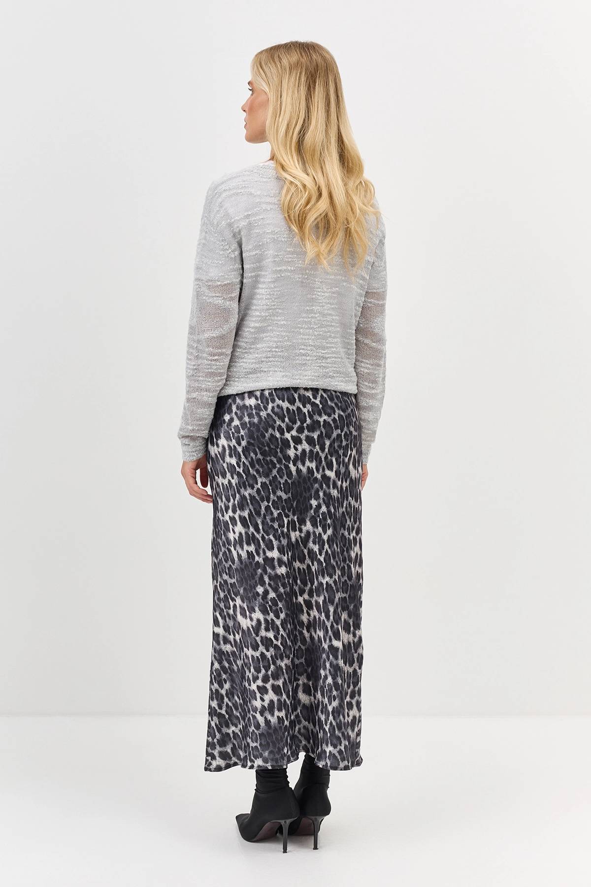 Лимитрированная серия юбка с принтом и ремень, 44