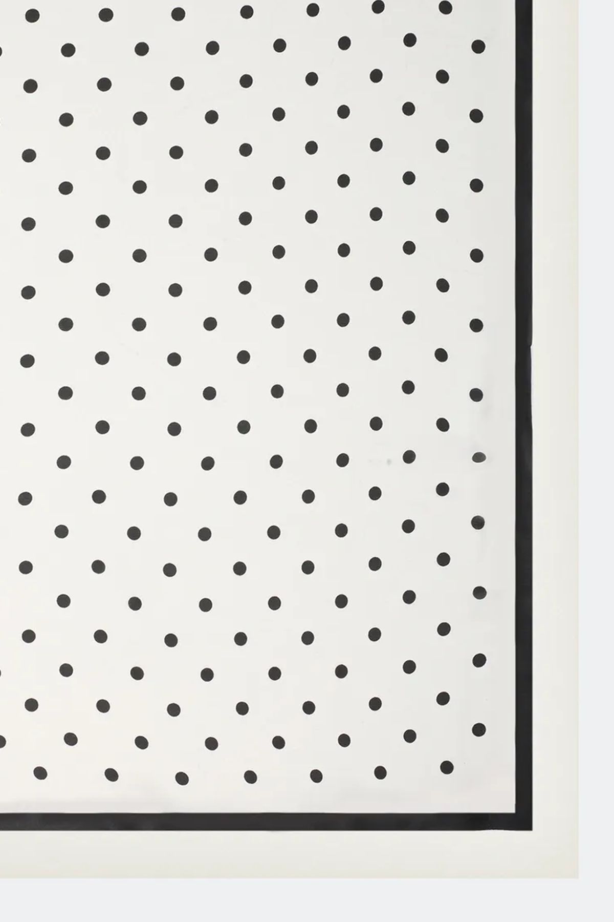 Легкий платок с принтом горошек, One