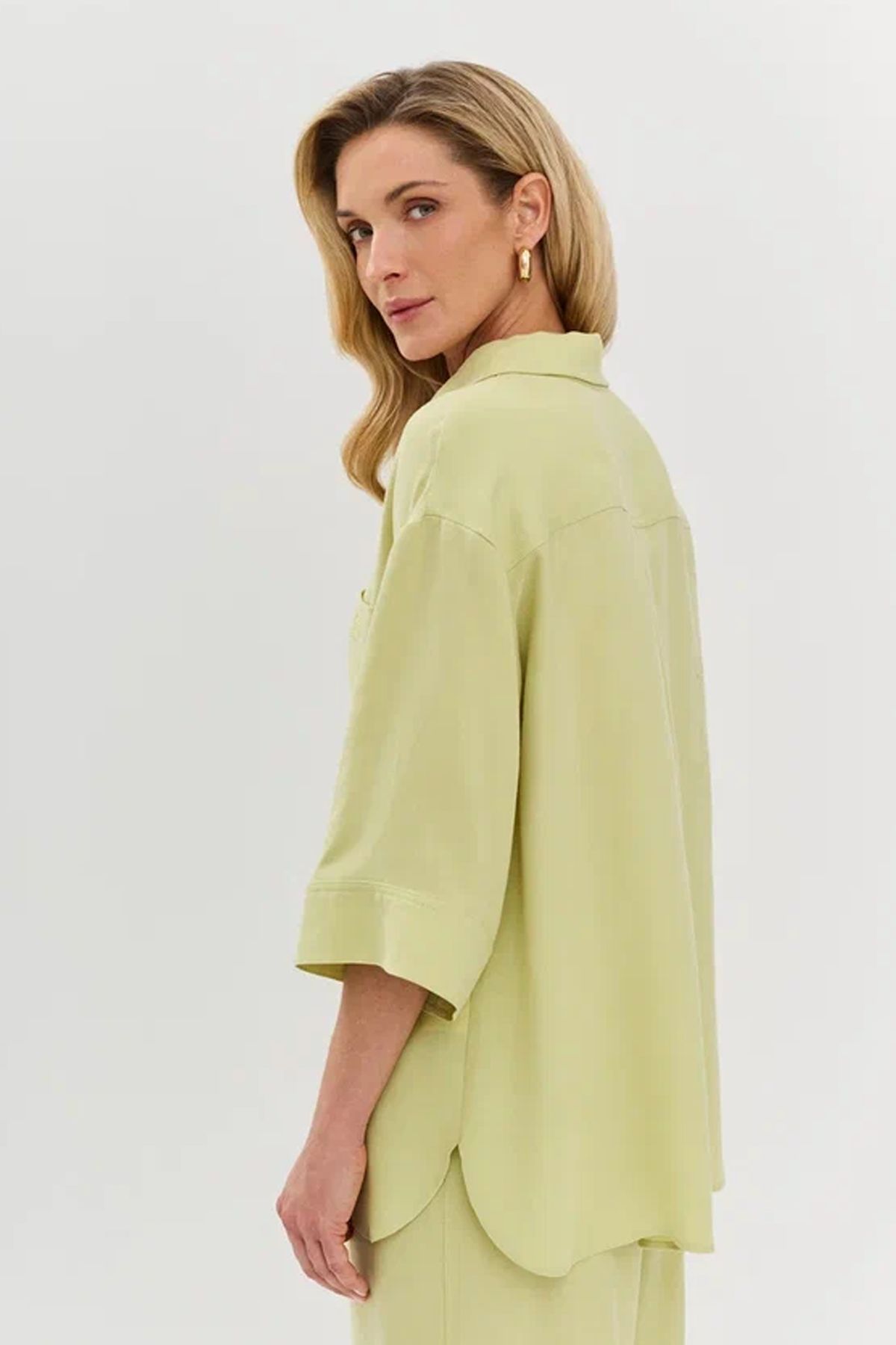 Блузка с рукавом 3/4, 44р