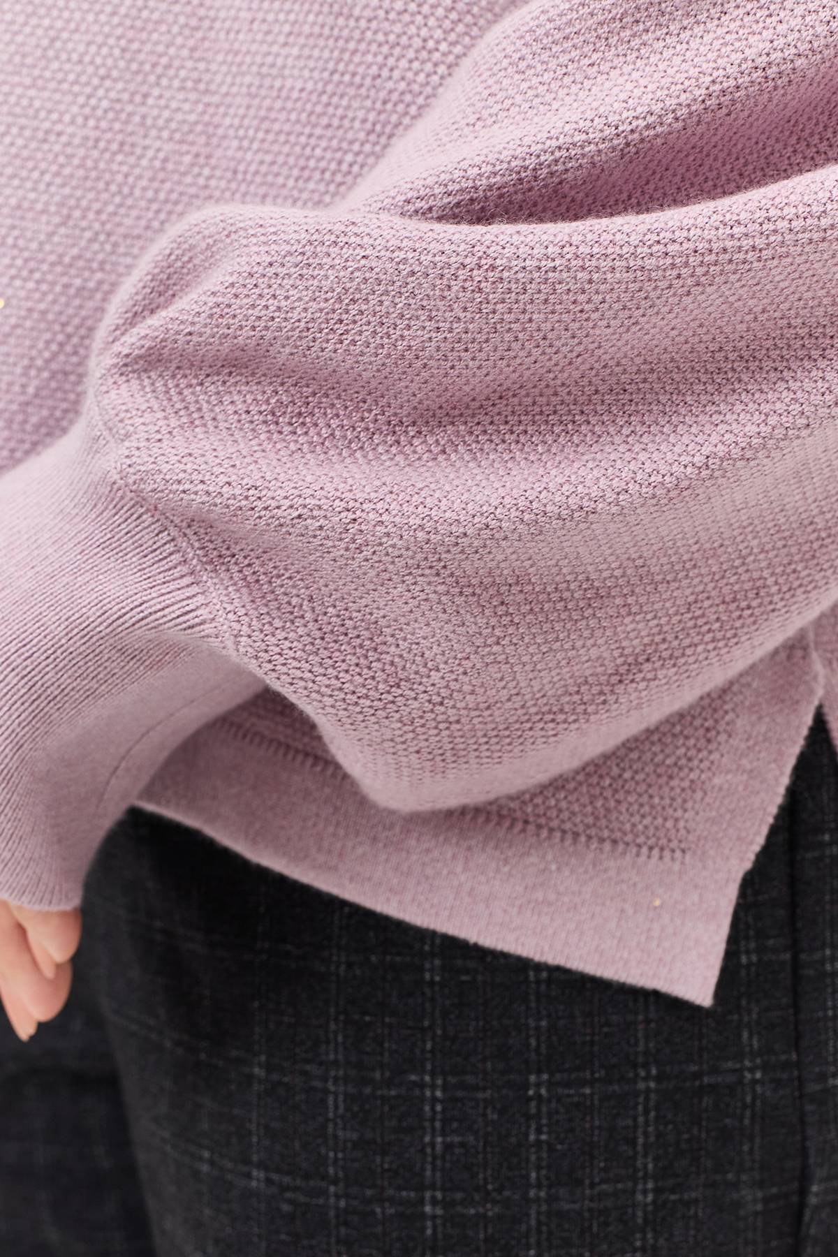 Лимитированная серия джемпер с объемными рукавами и палантином, 36