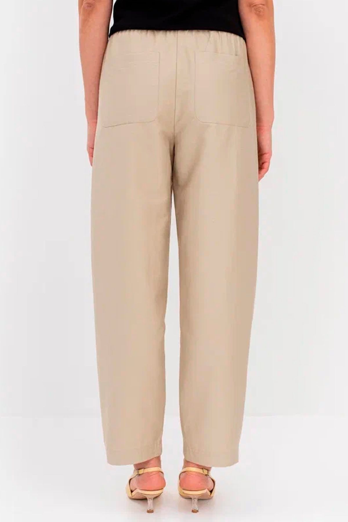 Брюки-бананы с резинкой на талии, 42р