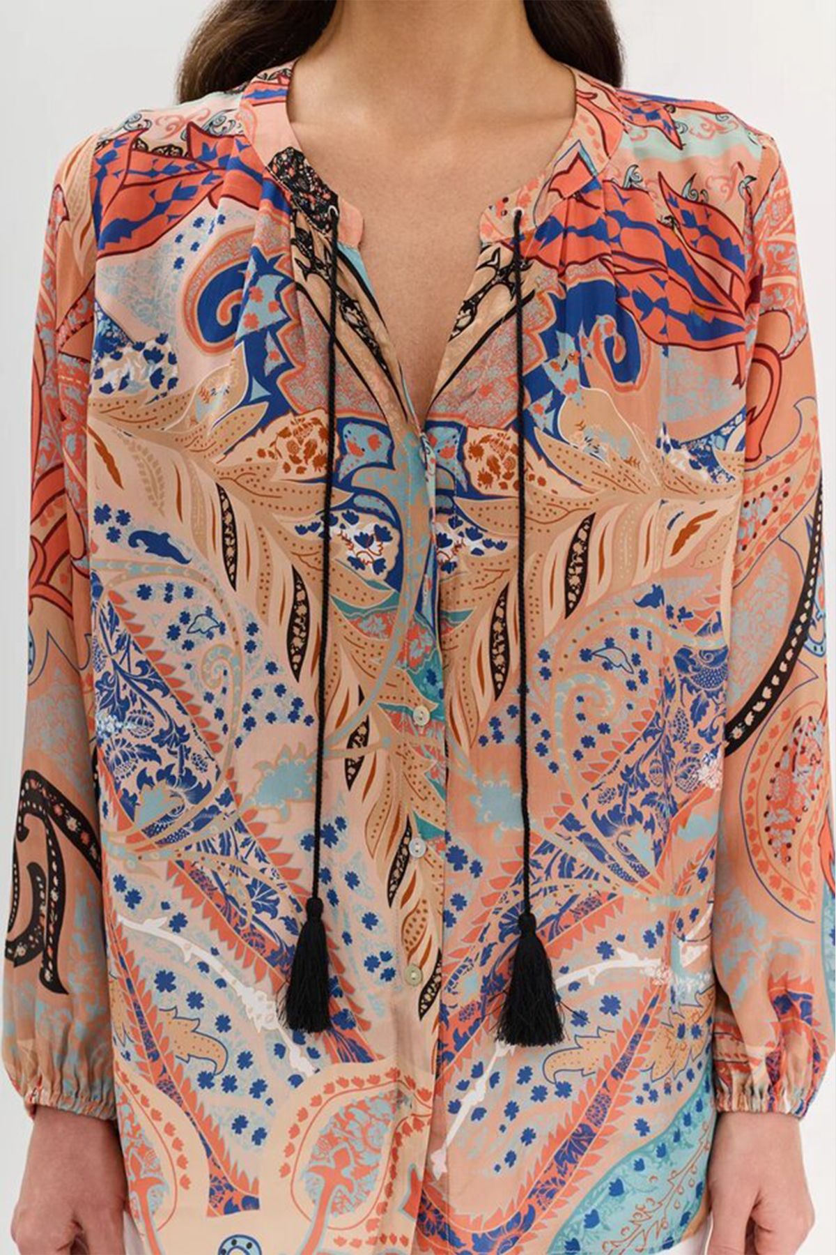 Блузка в стиле "бохо", 50р