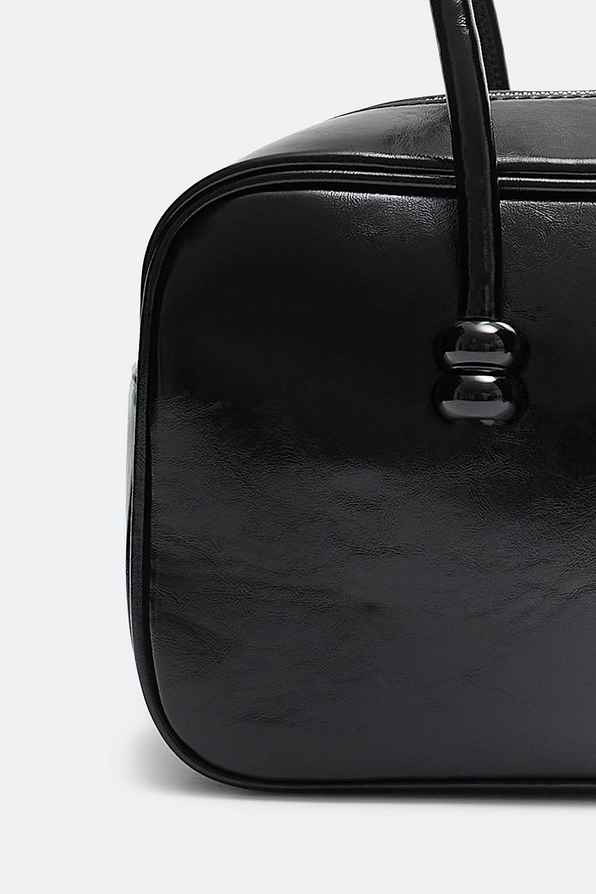 Сумка из искусственной кожи с длинными ручками, One