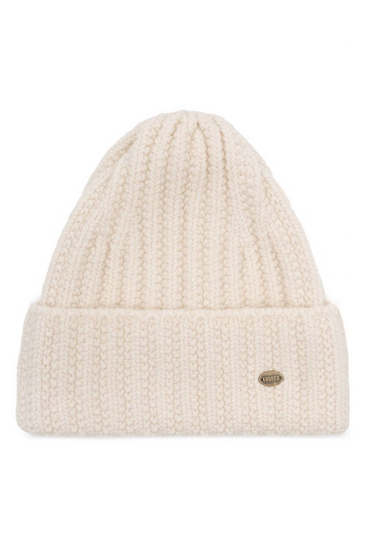 Шапка кремовая, One