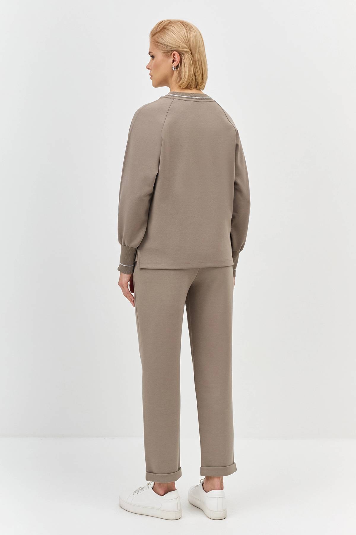 Лимитрированная серия трикотажные брюки из хлопкового джерси и ремень, 38