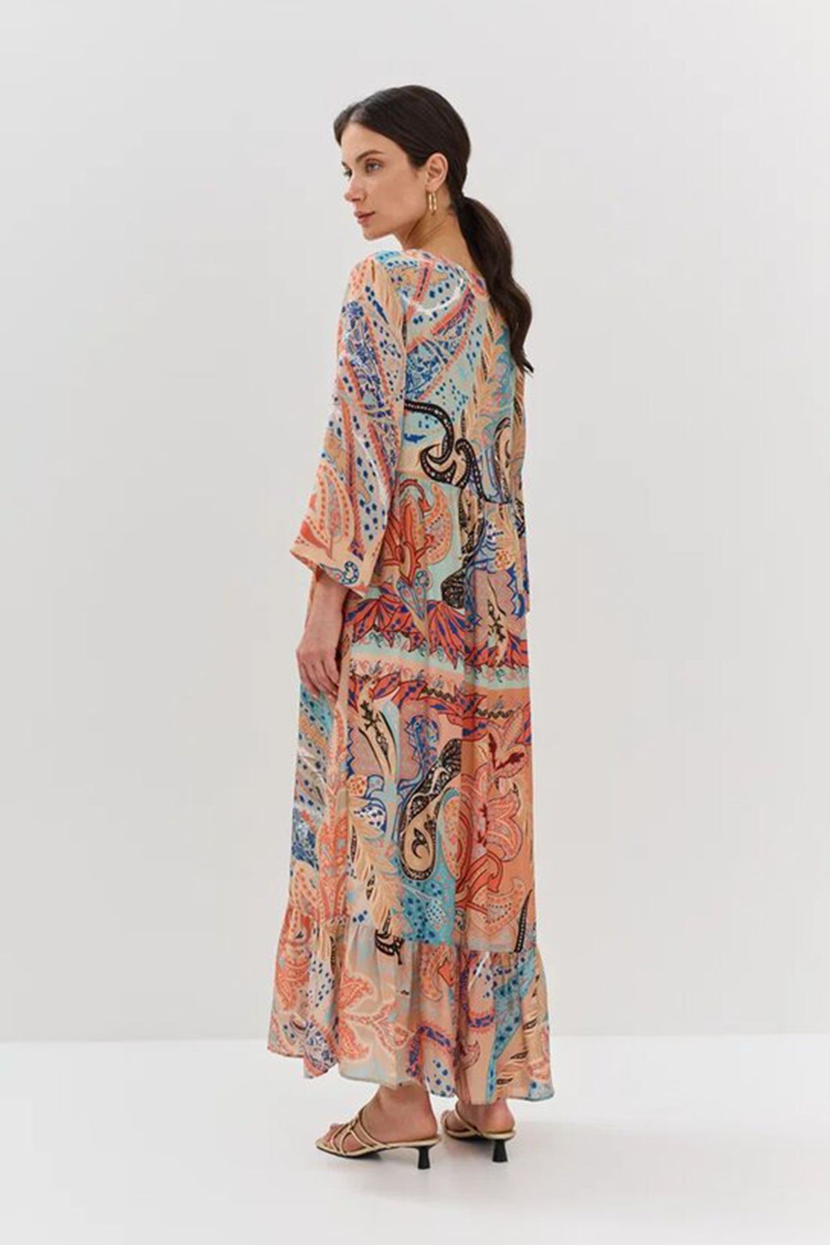 Платье А-силуэта в стиле "бохо", 42р