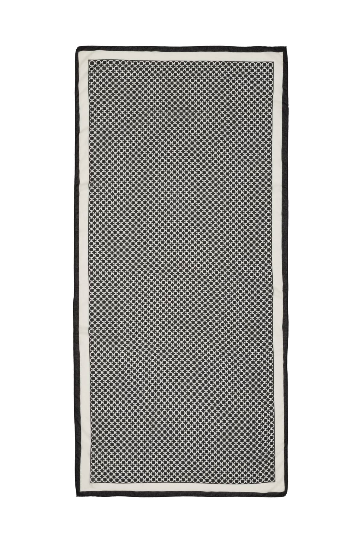 Лимитированная серия свитшот из модала с V-образным вырезом и палантином, 44