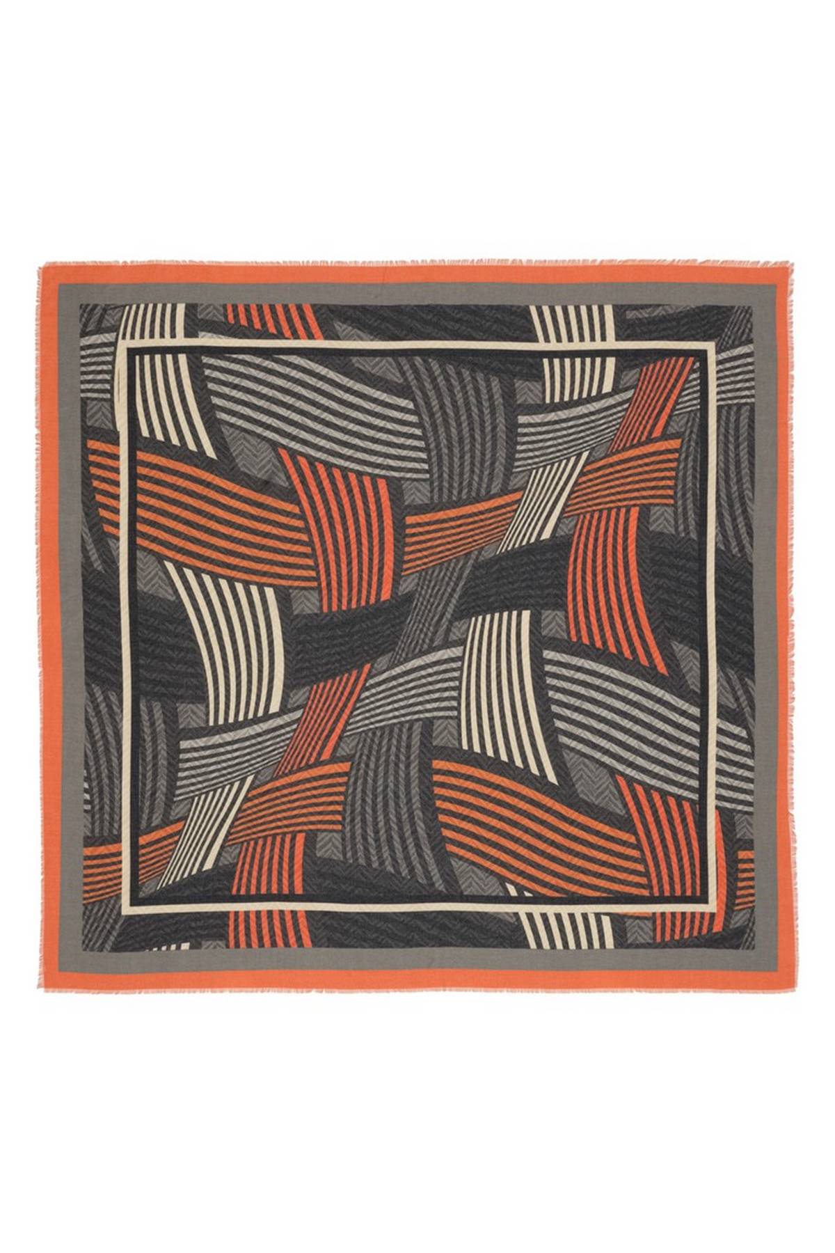 Платок оранжевый, One