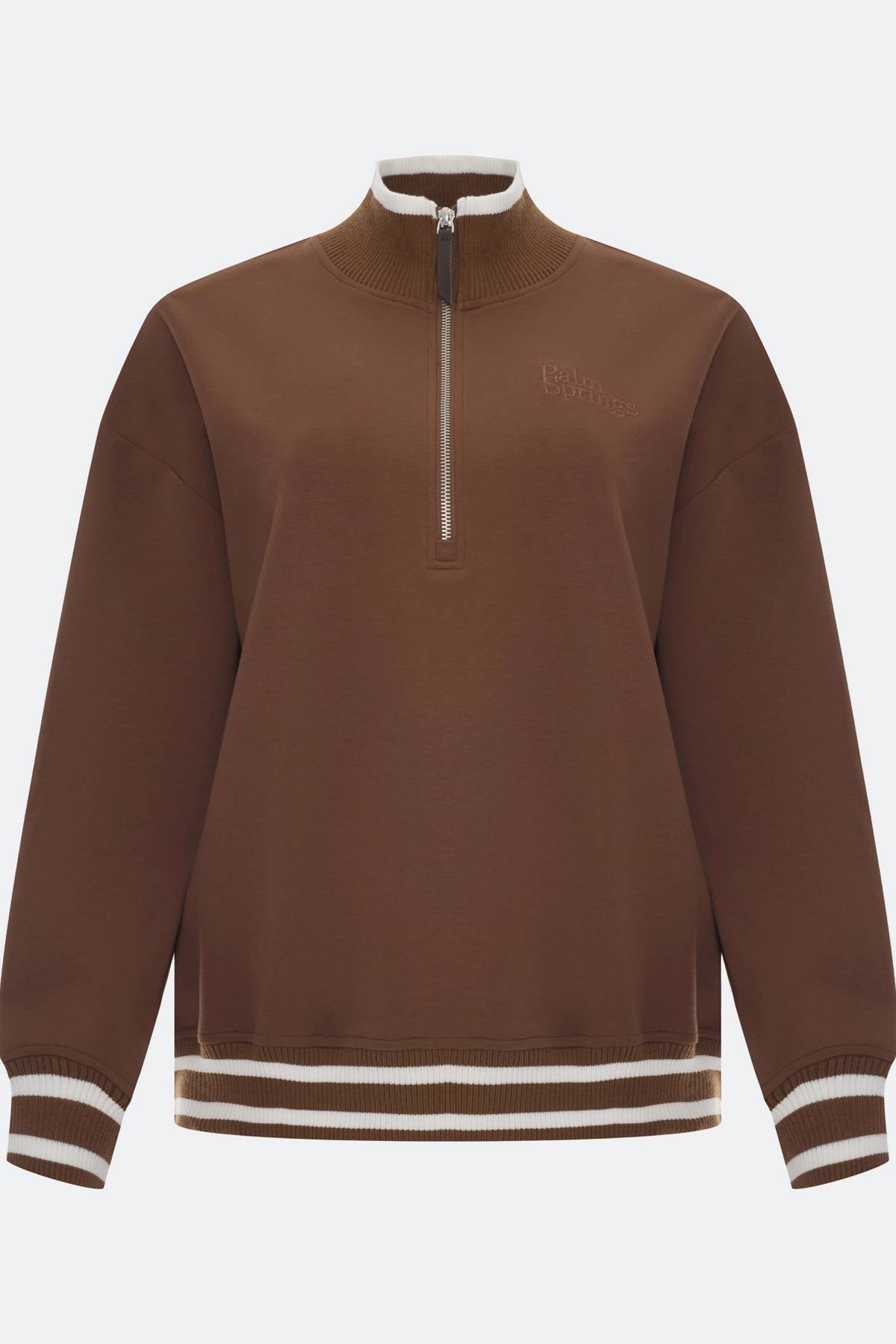 Лимитированная серия джемпер с короткой молнией и ремень, 42