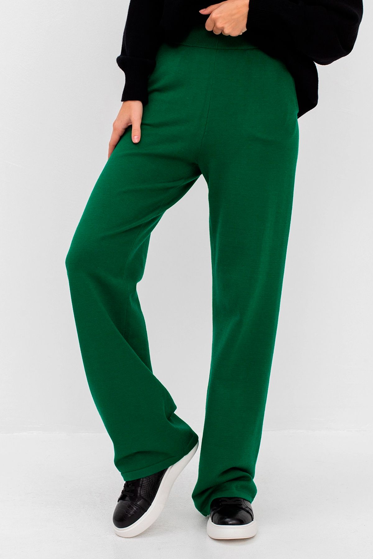 Трикотажные брюки с резинкой на талии 41743/5, 40р