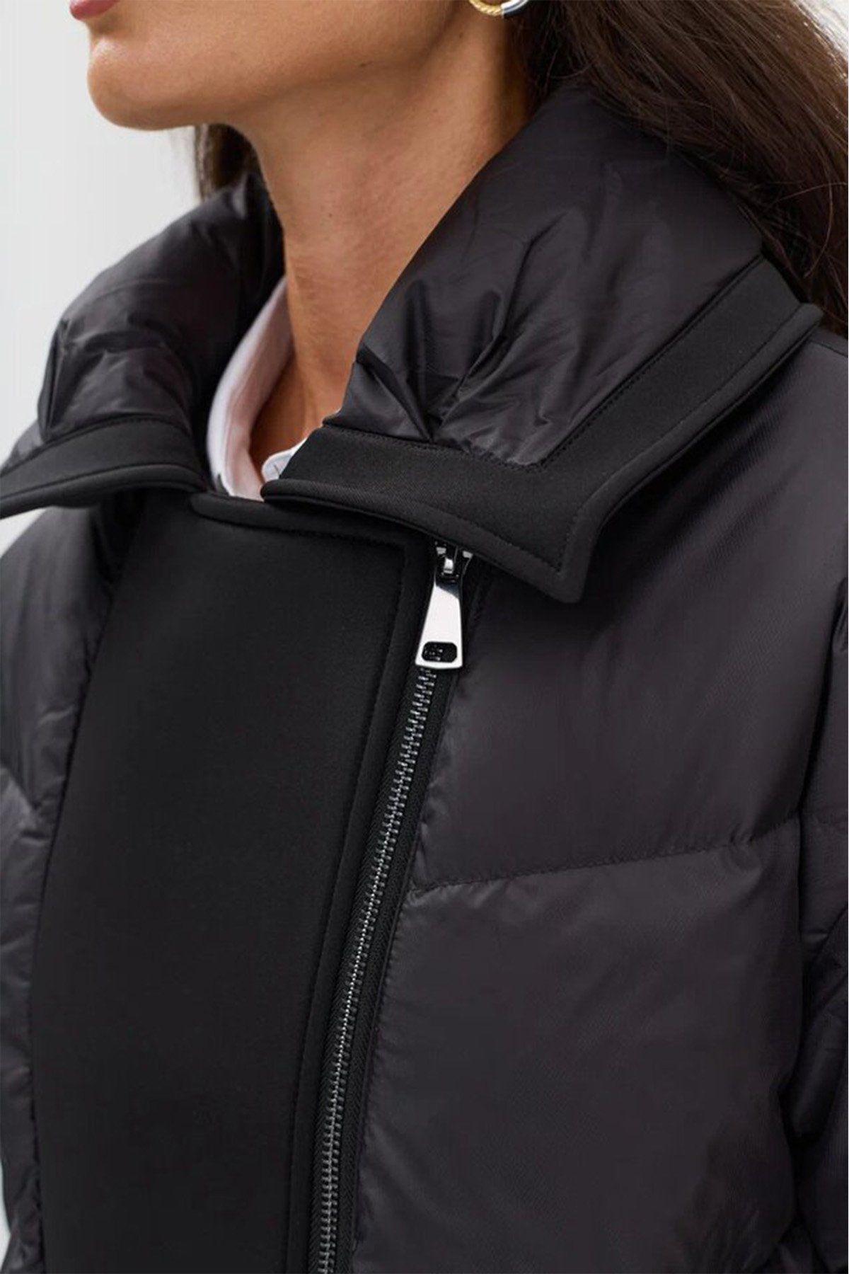 Куртка с асимметричной застежкой на молнию, 52р