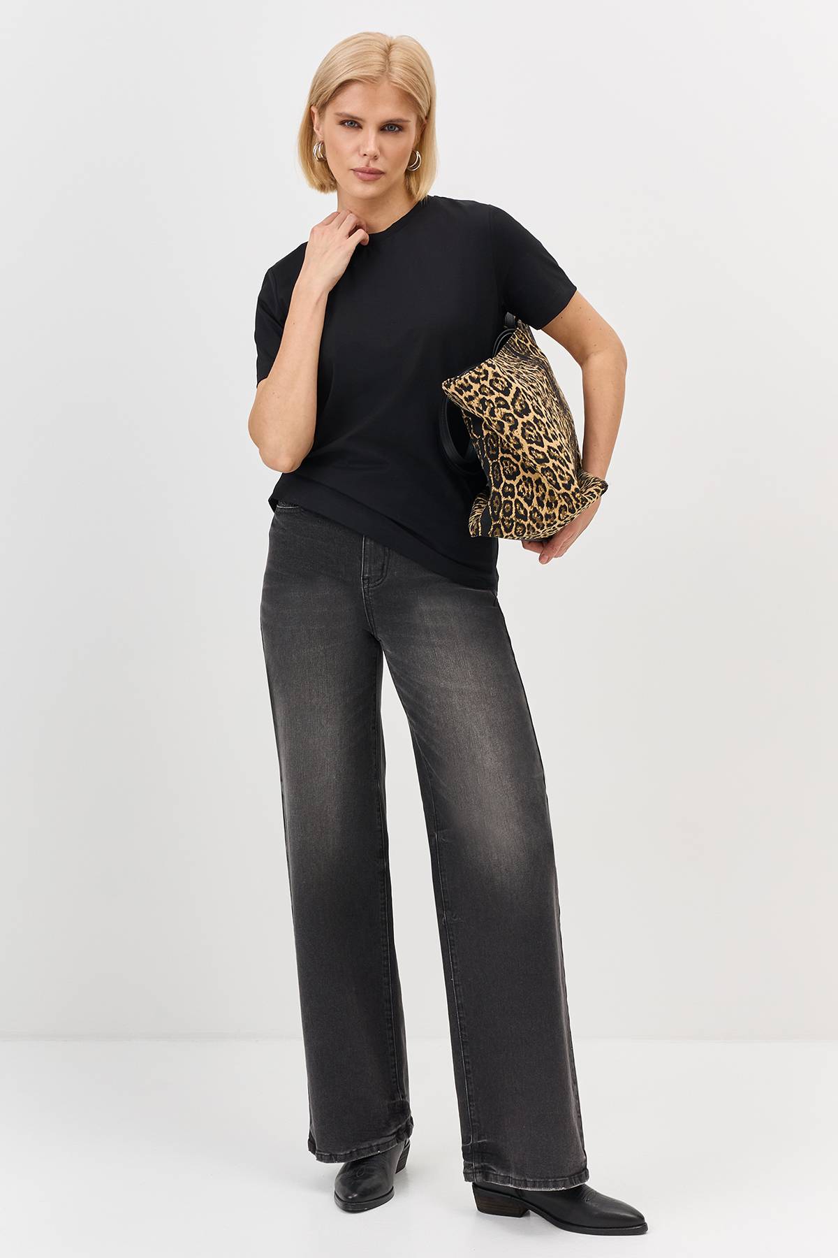 Футболка из смесового модала, 40