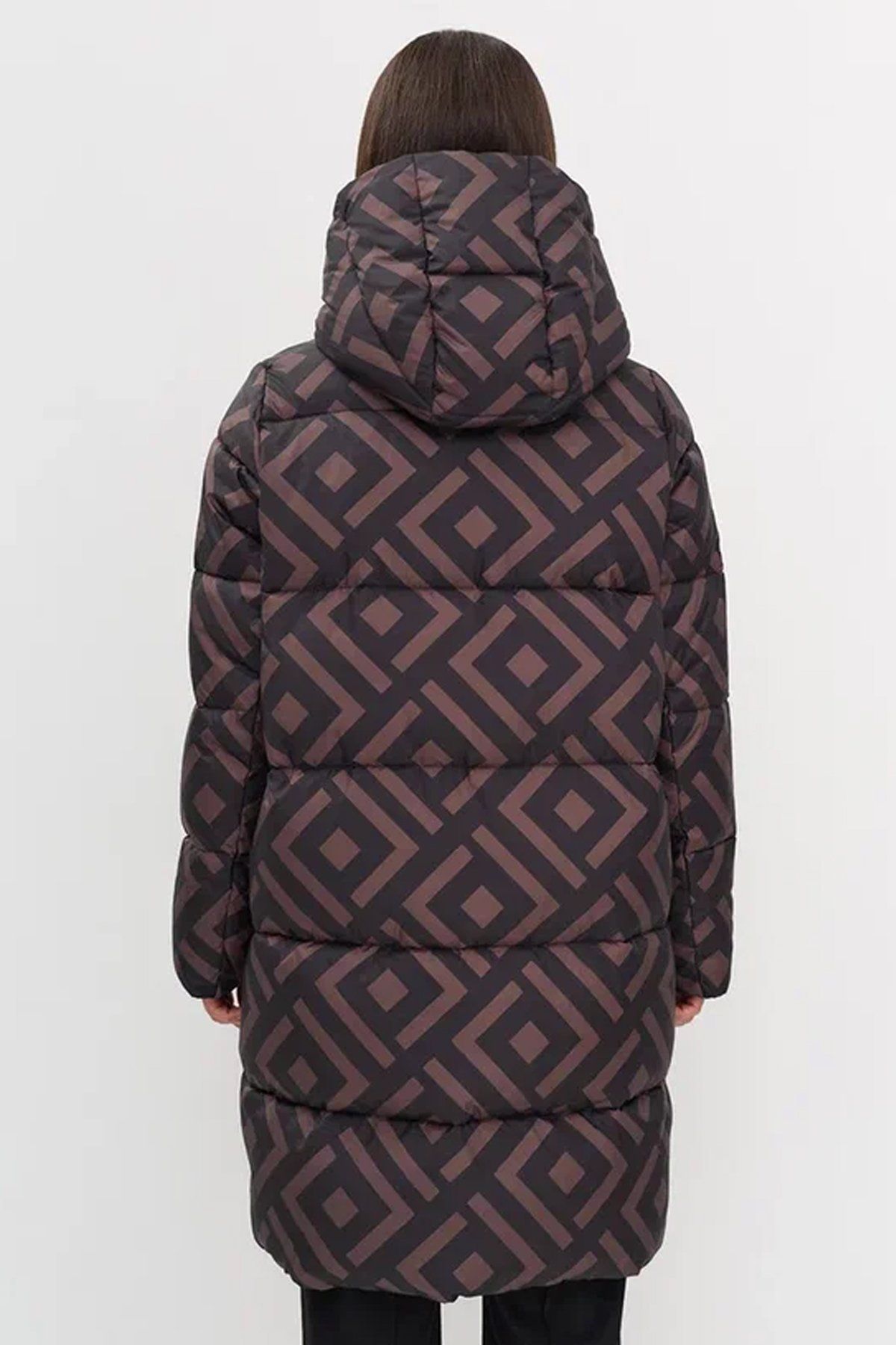 Пальто с геометрическим принтом, 48р