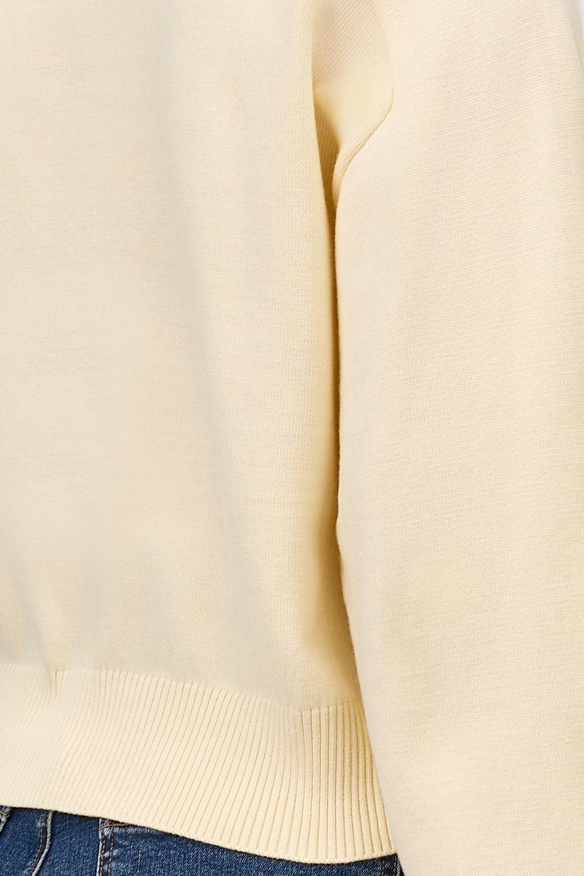 Укороченный джемпер с воротником стойкой, 40