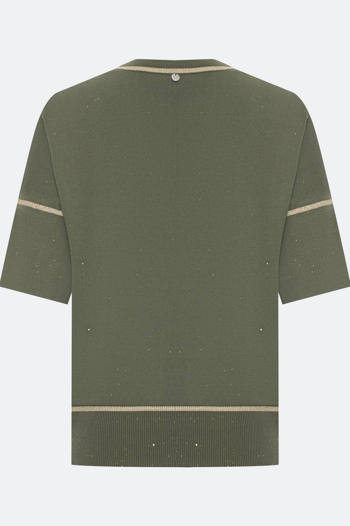 Лимитированная серия джемпер с мерцающими пайетками и палантином, 36