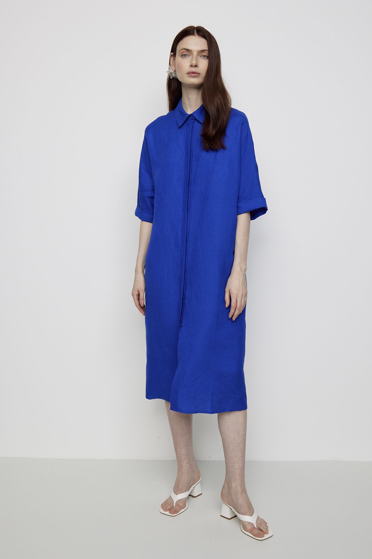 Платье с цельнокроенным рукавом, 42р