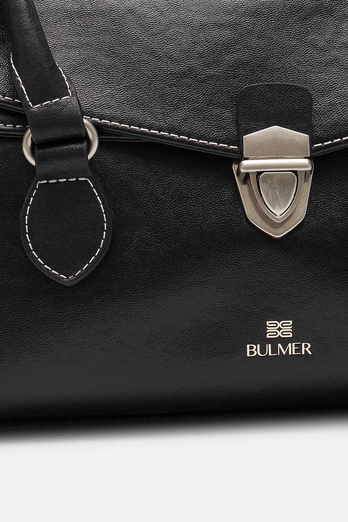 Кожаная сумка с клапаном, One