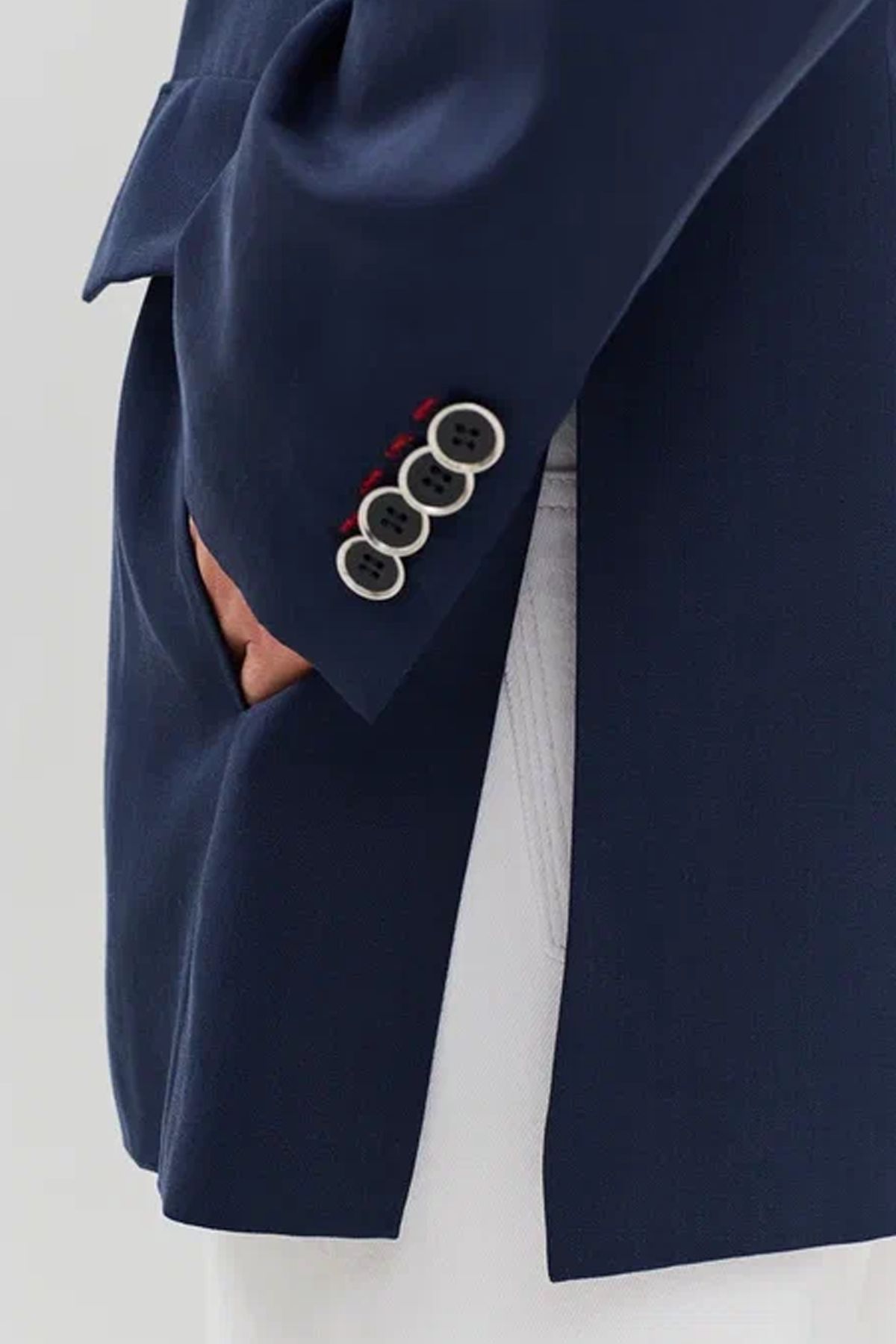 Классический синий жакет, 52р