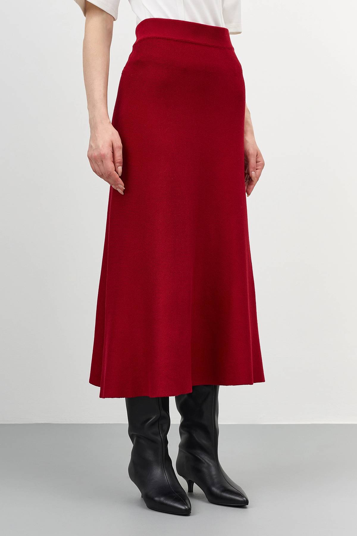 Вязаная юбка-макси, 44