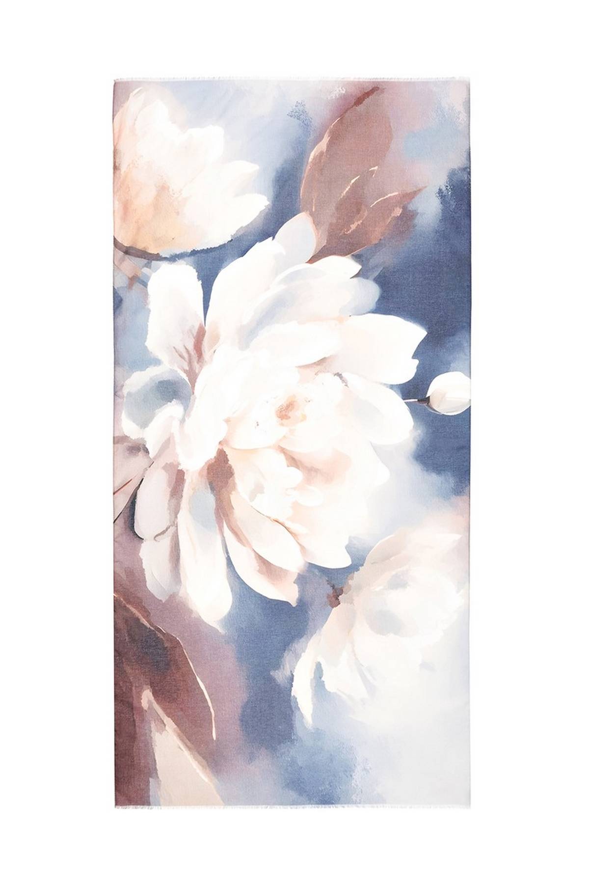 Лимитированная серия пальто с бежевым палантином, 48