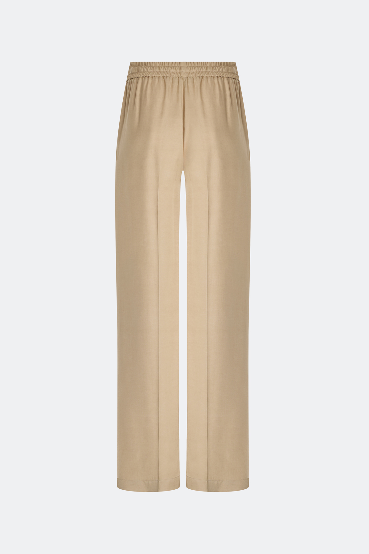 Расслабленные брюки из смесовой вискозы, 42