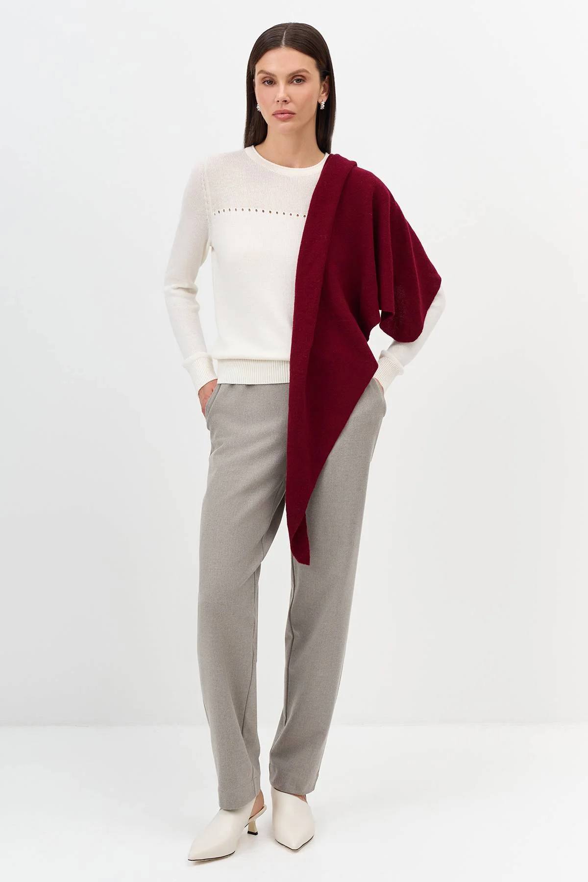 Комфортные брюки с шерстью, 40