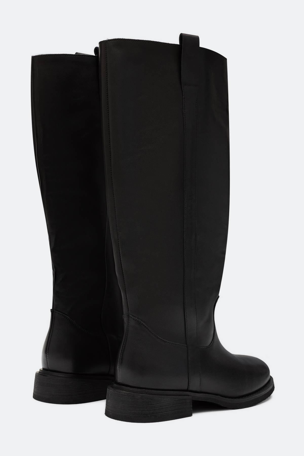 Сапоги трубы из натуральной кожи, 36