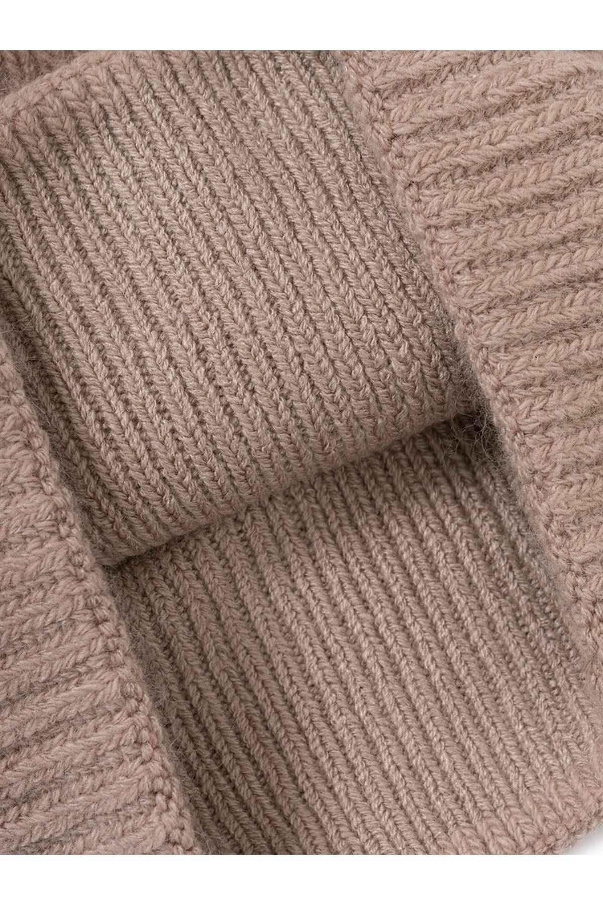 Шапка пыльно-розовая, One