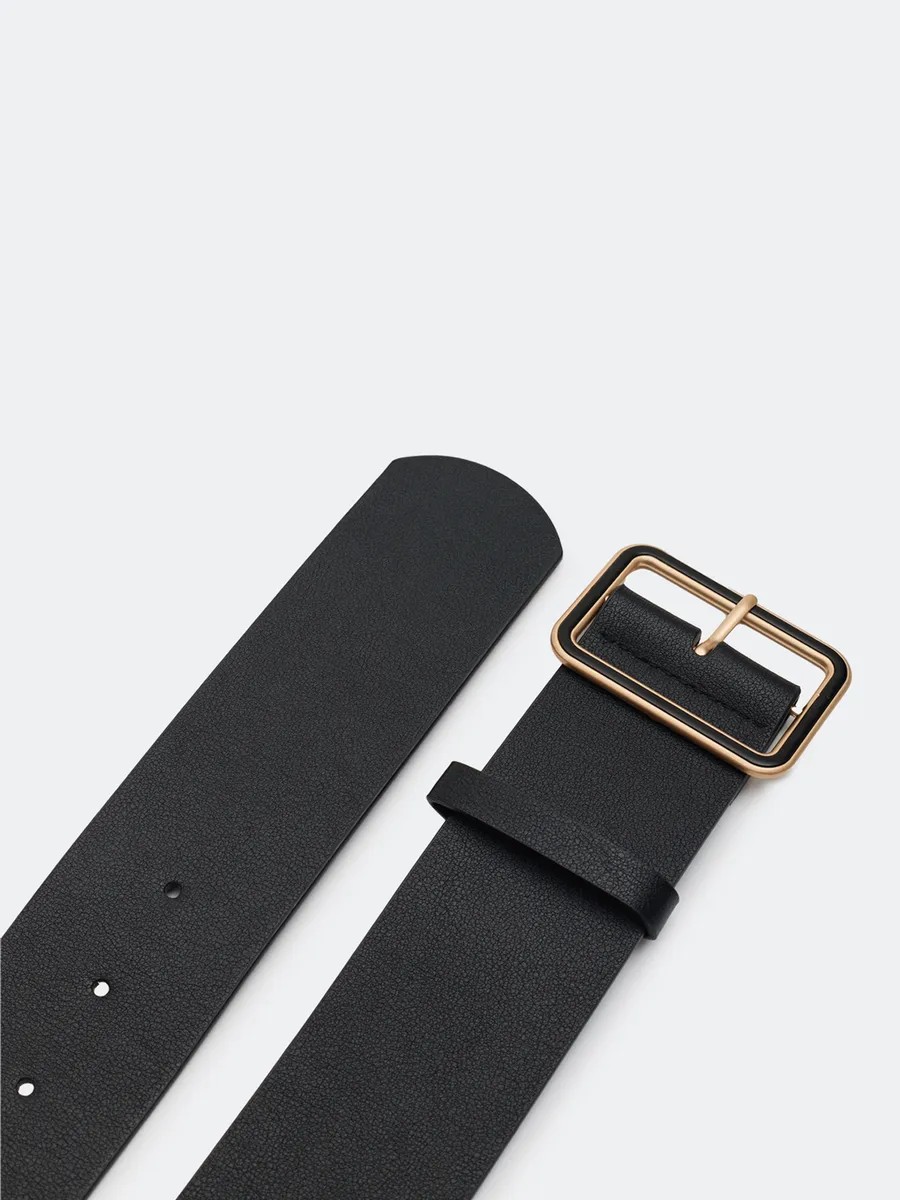 Классический ремень с металлической пряжкой, M