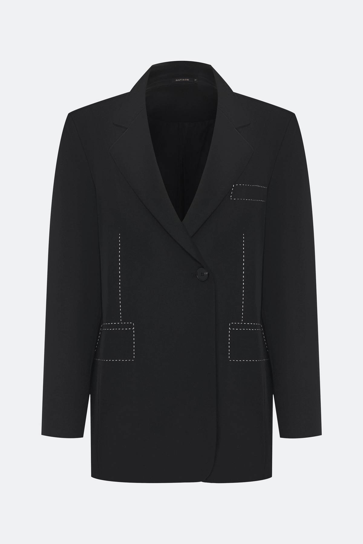 Лимитированная серия классический жакет с ремнем, 42