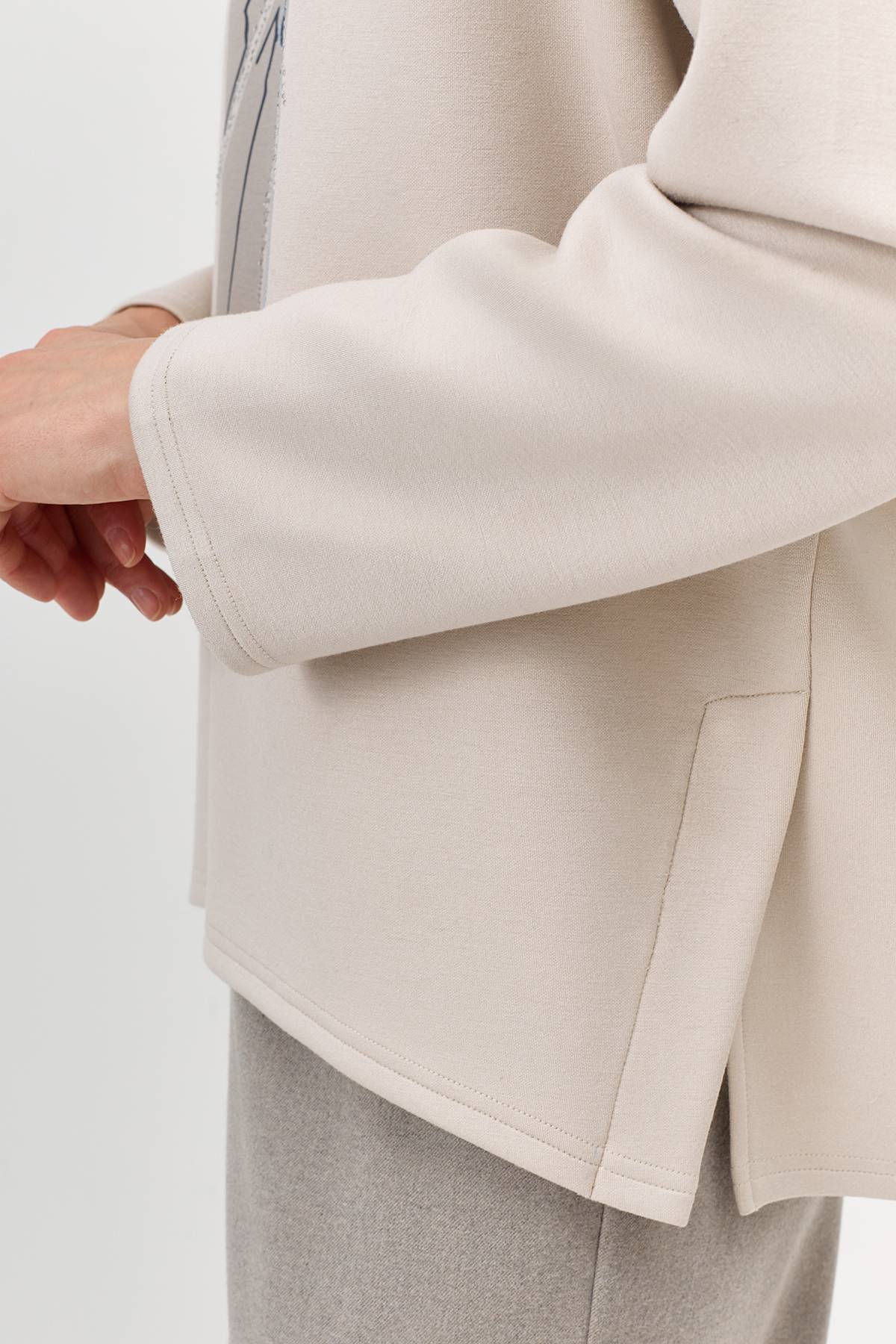 Лимитированная серия свободный cвитшот с принтом и ремень, 34