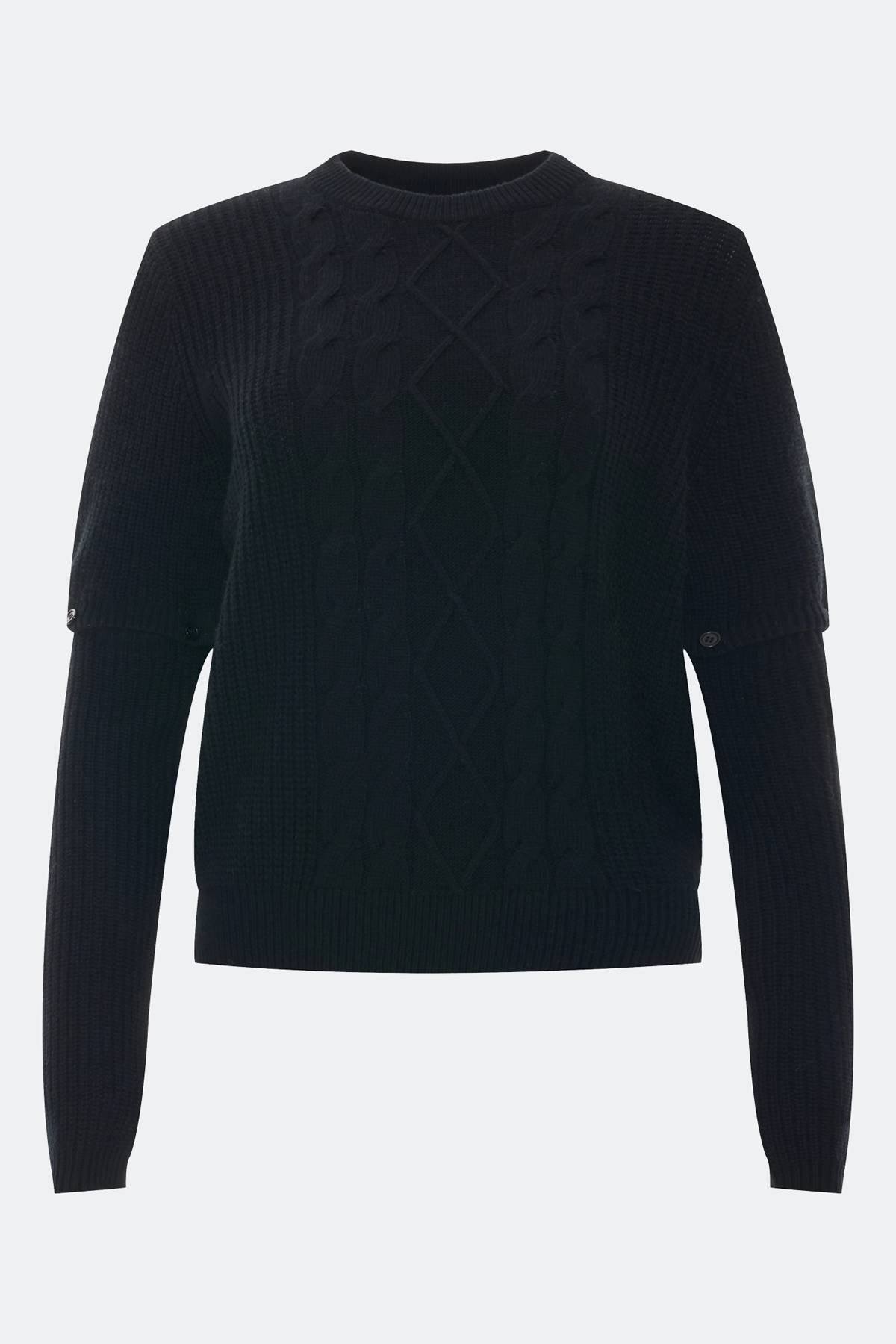 Лимитированная серия свитер со съемными рукавами и ремень, 40