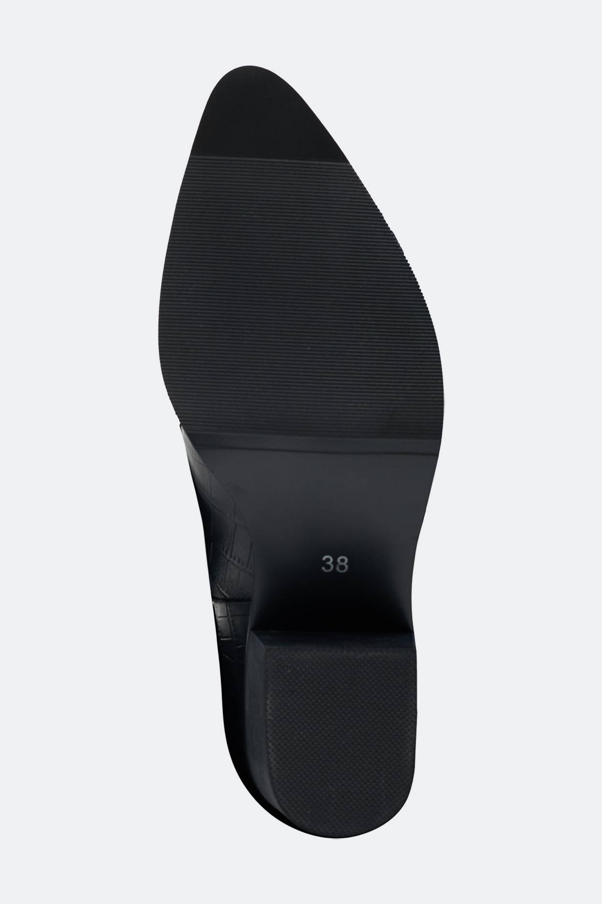 Полусапоги из натуральной кожи с расширенным голенищем, 36