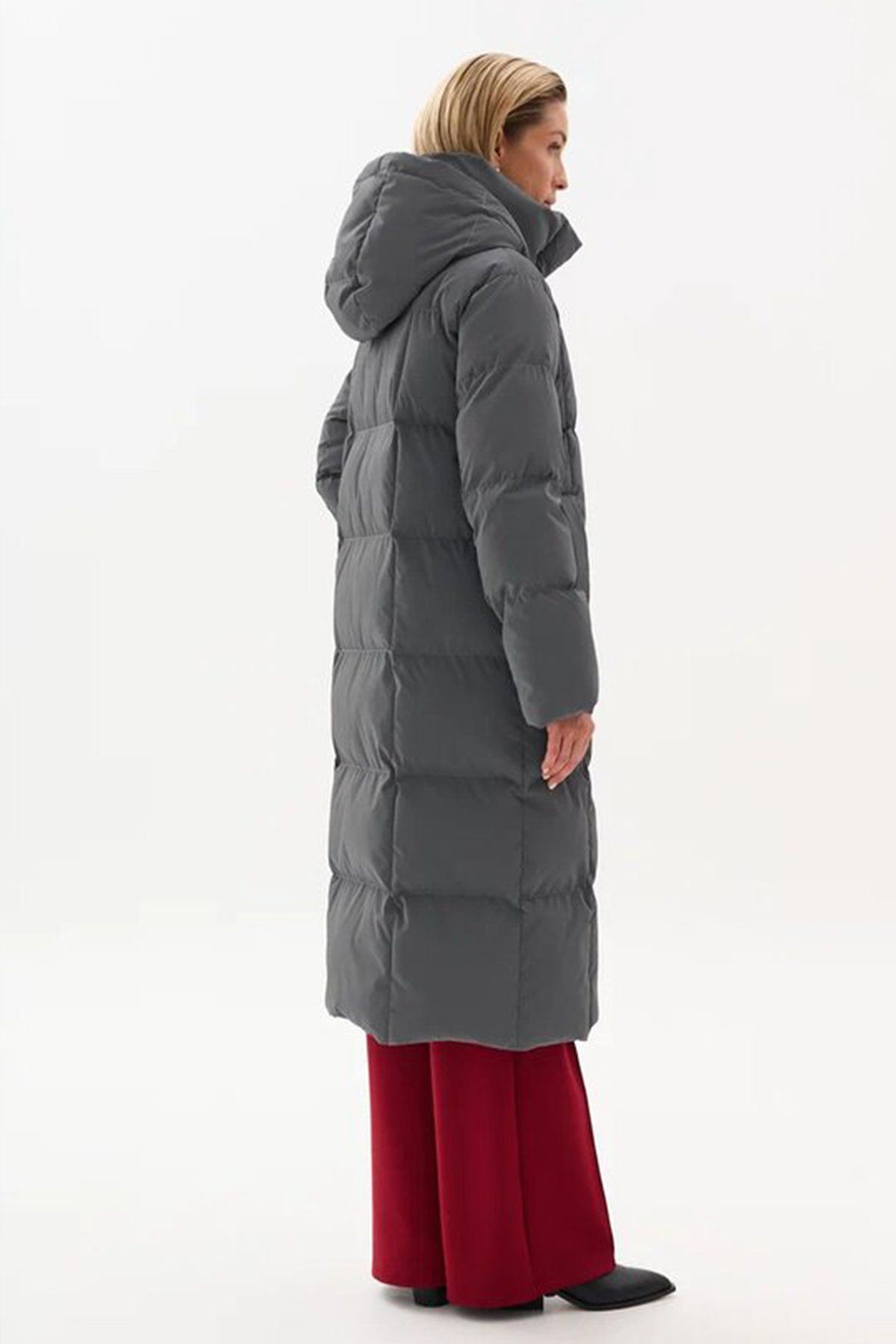 Удлиненное пальто из прочной прорезиненной ткани, 42р