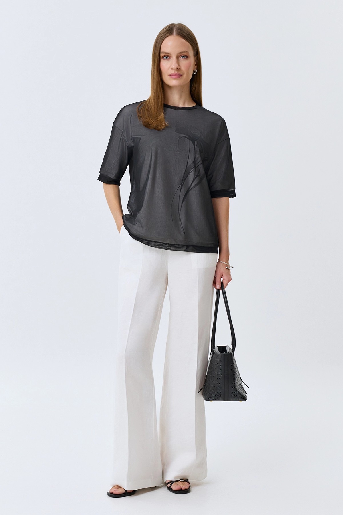 Двуслойная футболка с эффектом 3D, 44