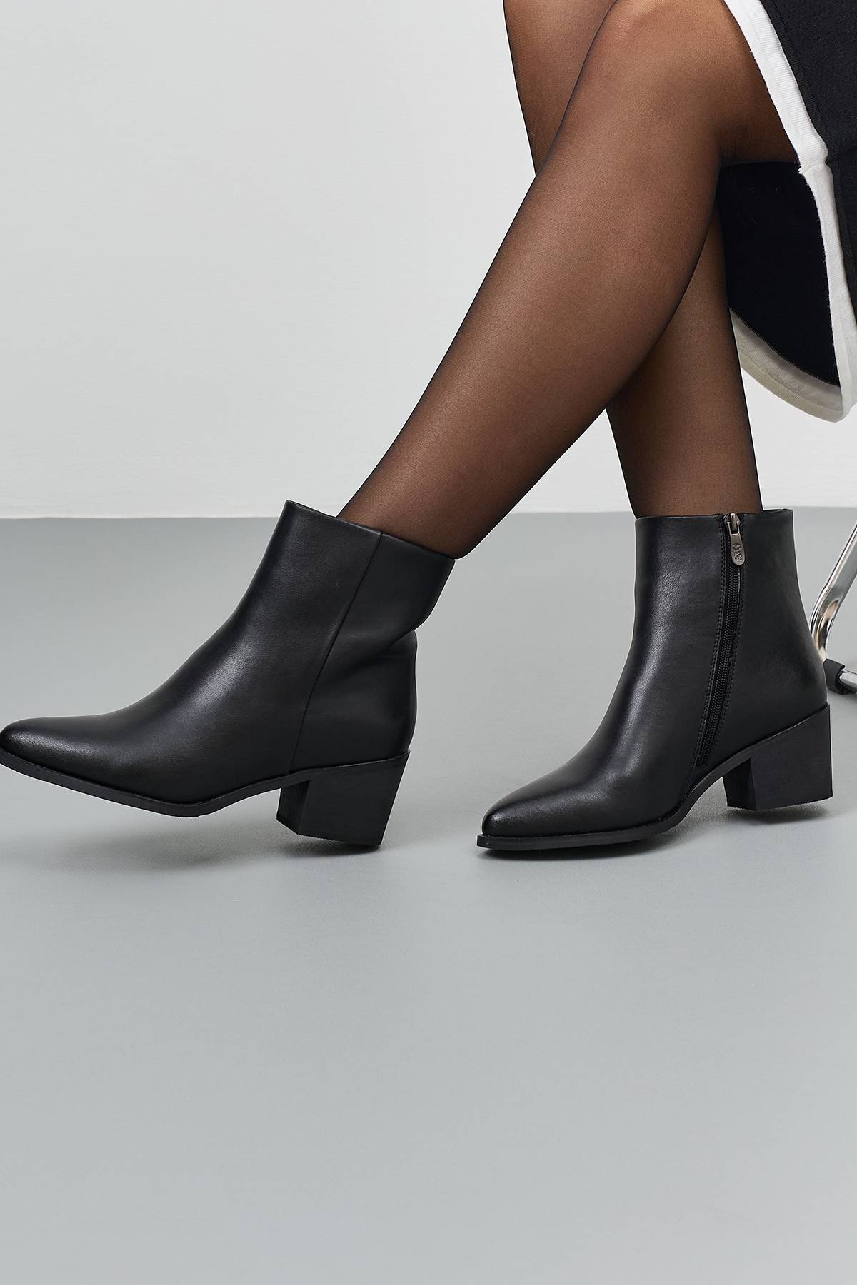 Минималистичные кожаные ботинки, 36