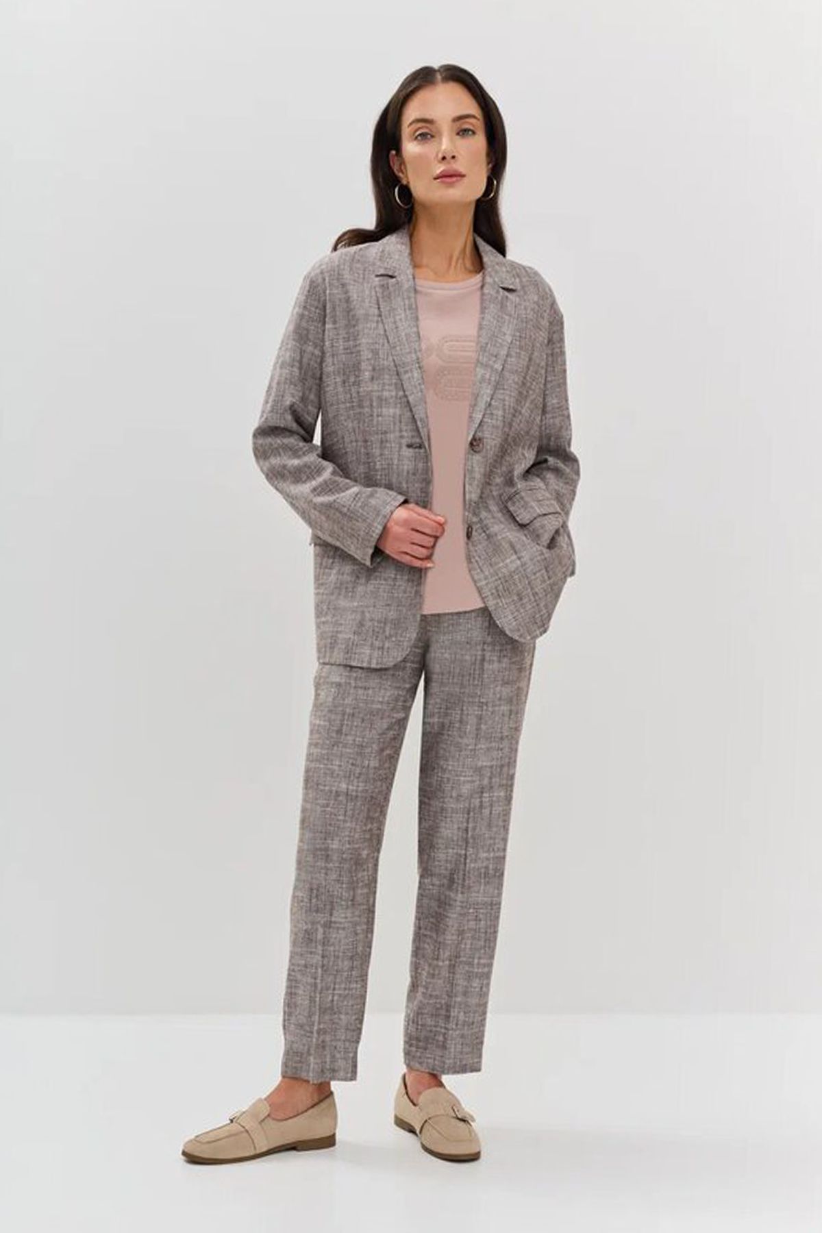 Жакет с акцентными пуговицами, 52р