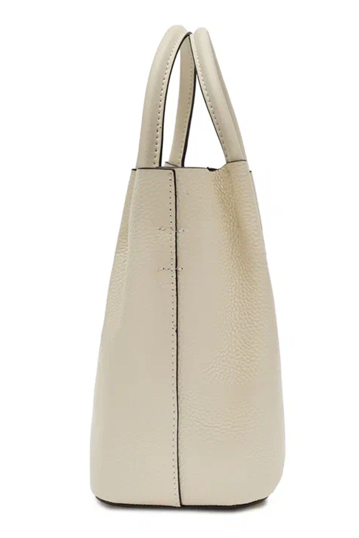 Сумка из фактурной натуральной кожи с кошельком в комплекте, One