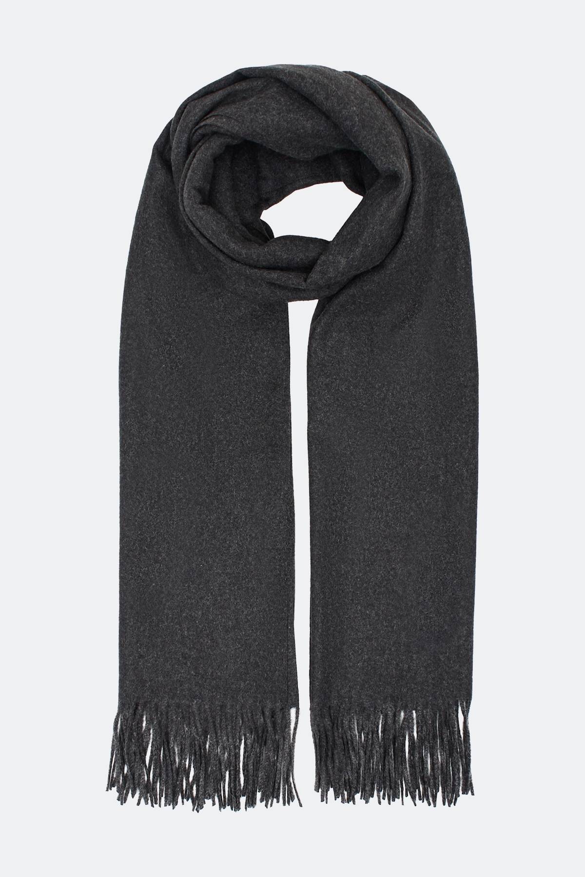 Лимитированная серия серая куртка с палантином, 40