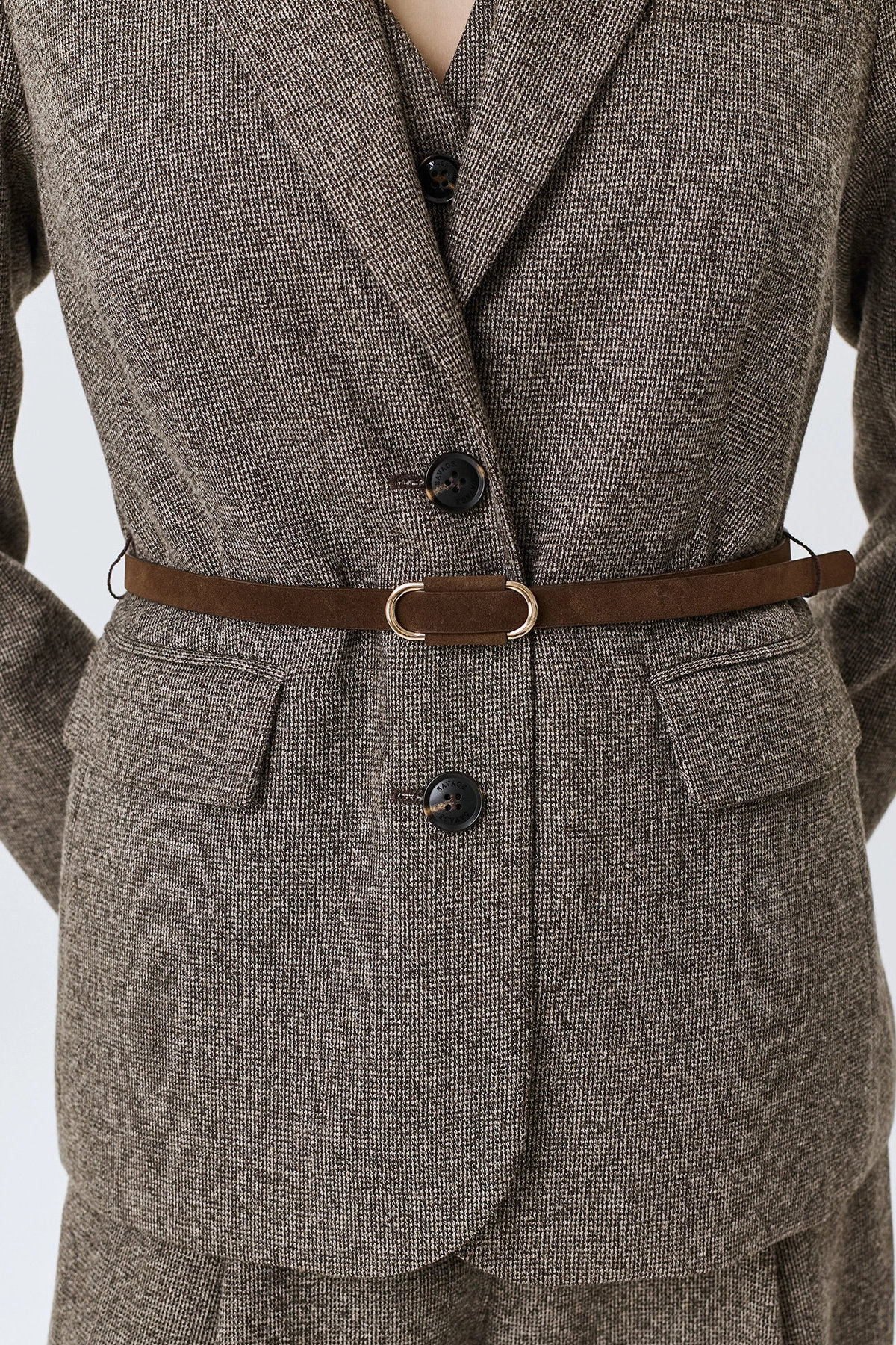 Классический жакет с узором Herringbone, 52