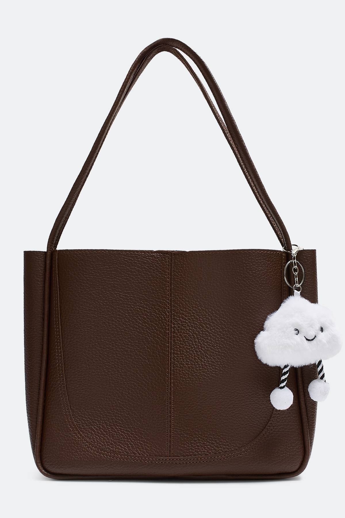 Классическая сумка-шоппер с косметичкой, One