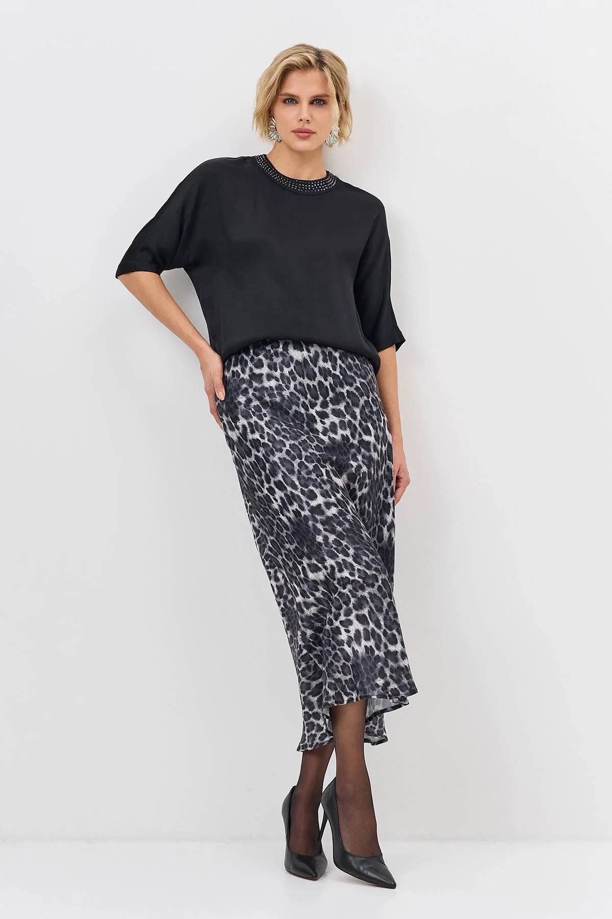 Блузка с декором из страз, 42