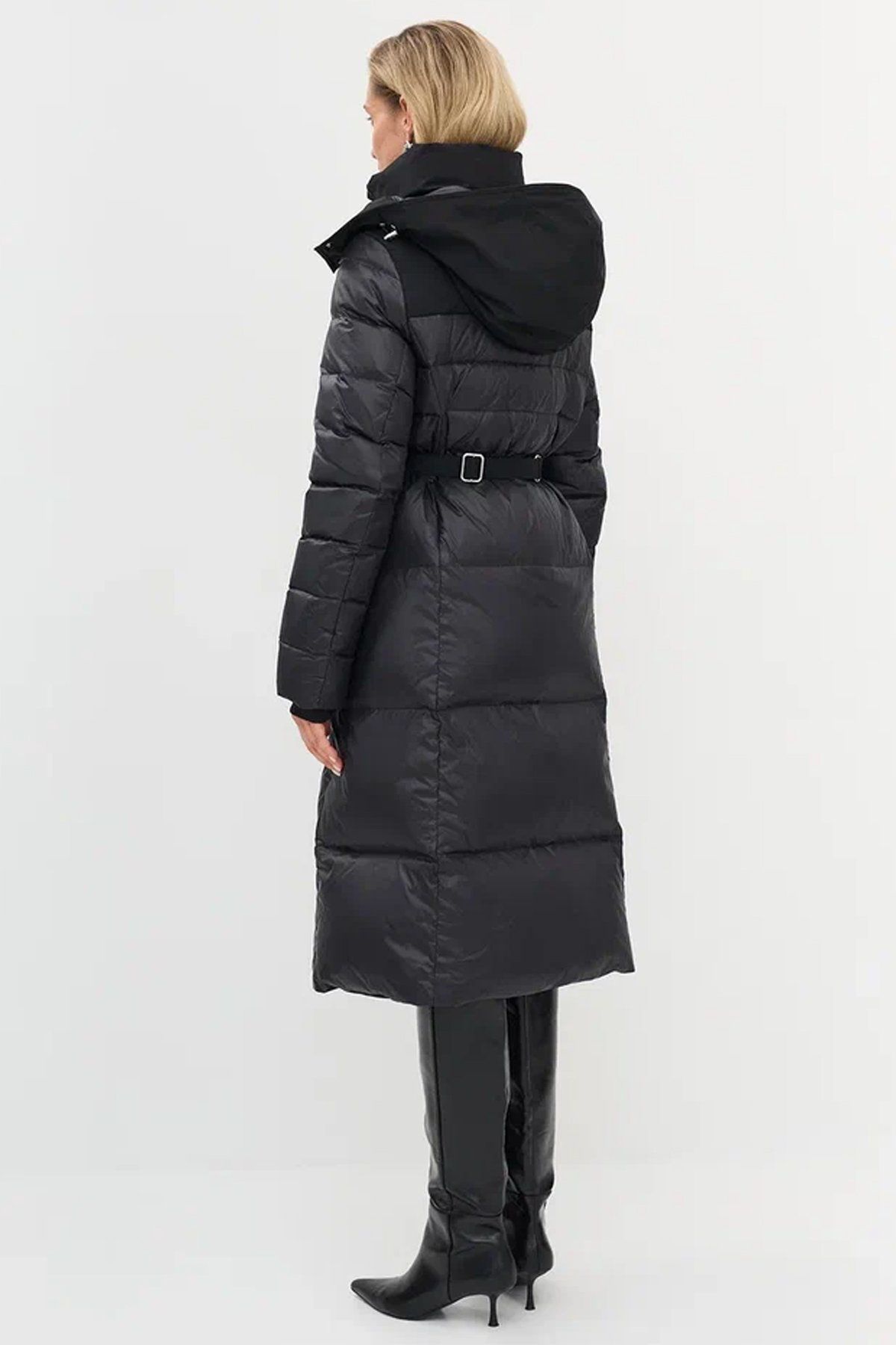 Полуприталенное пальто на натуральном утеплителе, 42