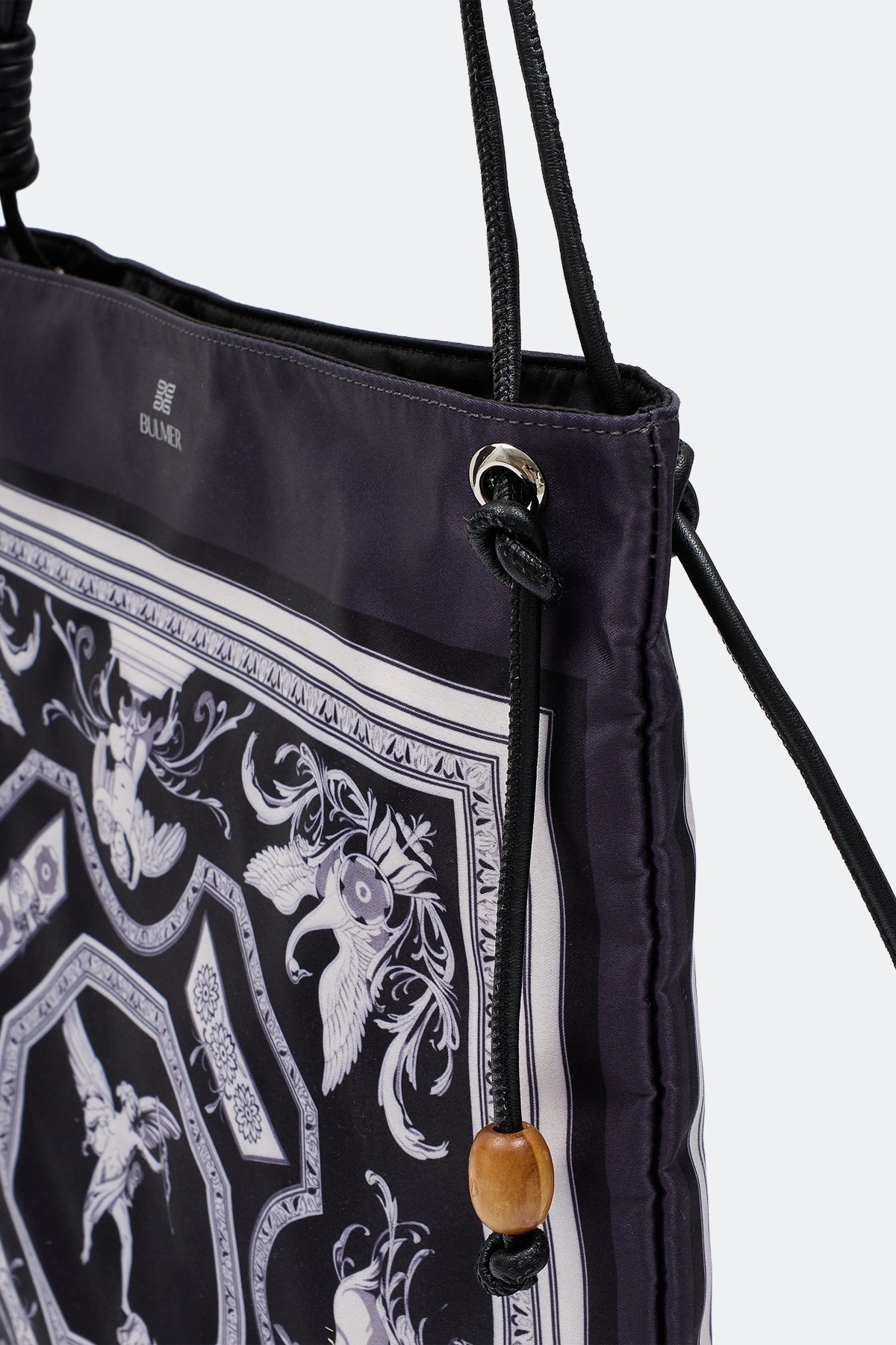 Шоппер из нейлона с монохромным принтом, One