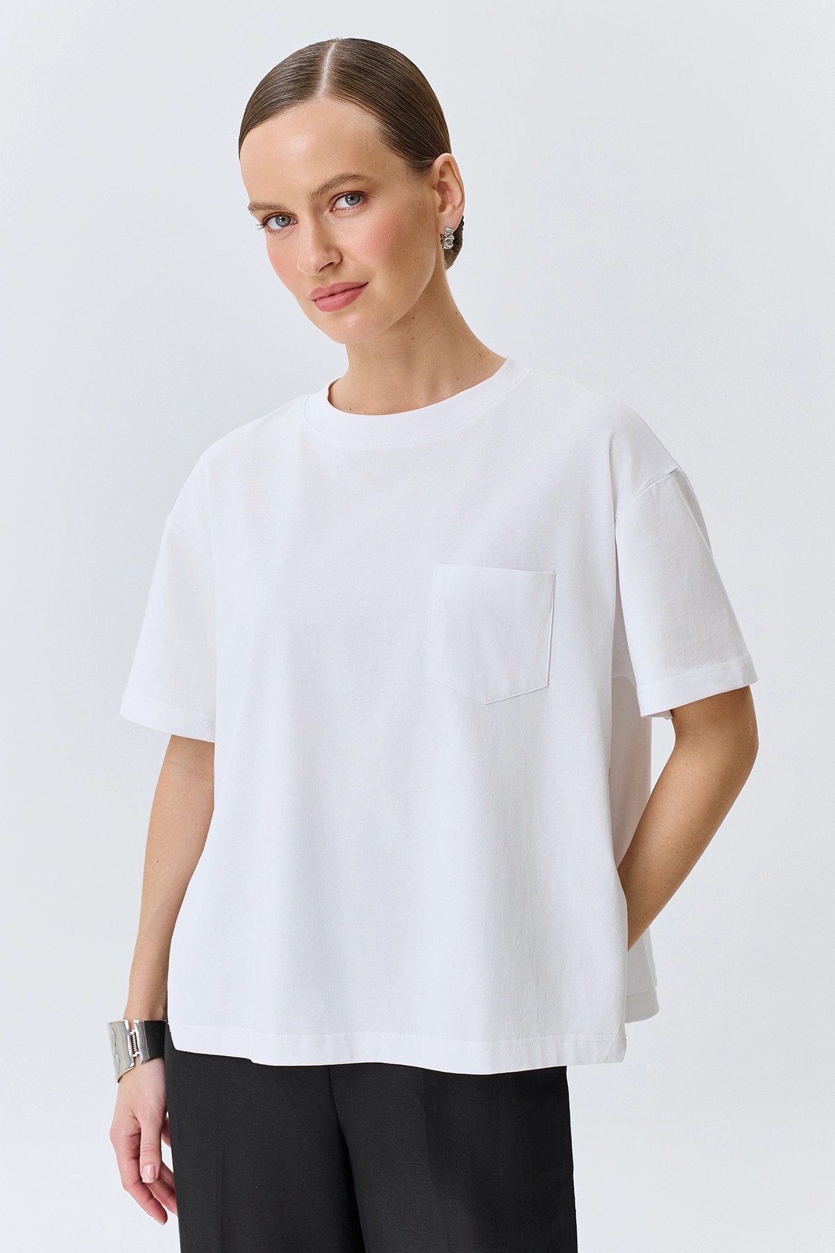 Футболка из 100% мерсеризованного хлопка, 44