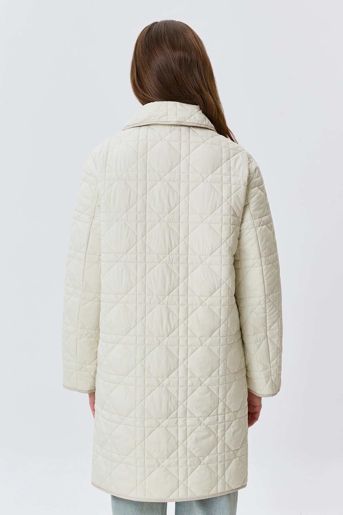 Укороченное стеганое пальто , 52